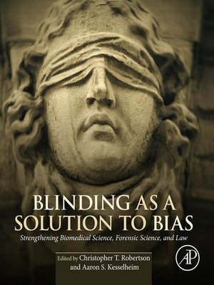 cover image of Blinding as a Solution to Bias